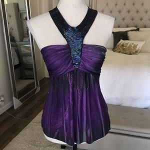 Charlotte Ruse embroidered beadwork top